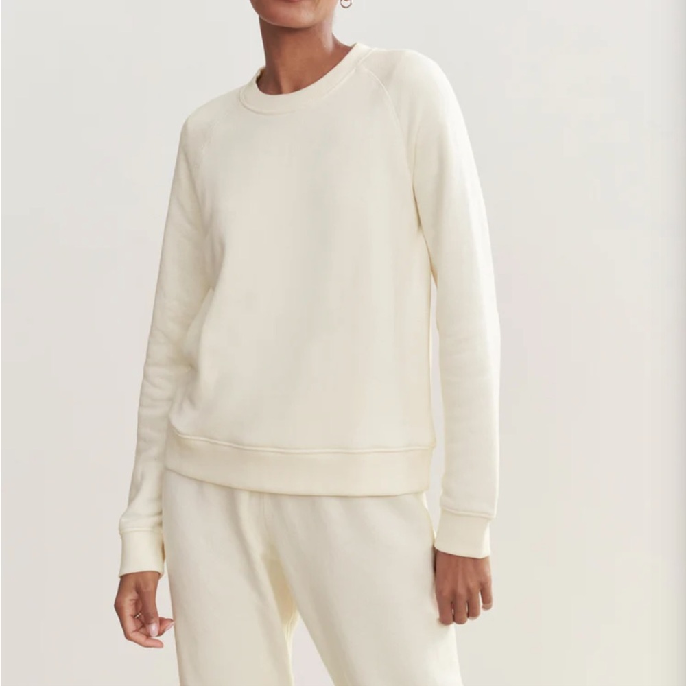 Jenni Kayne Cream Crewneck Sweatshirt